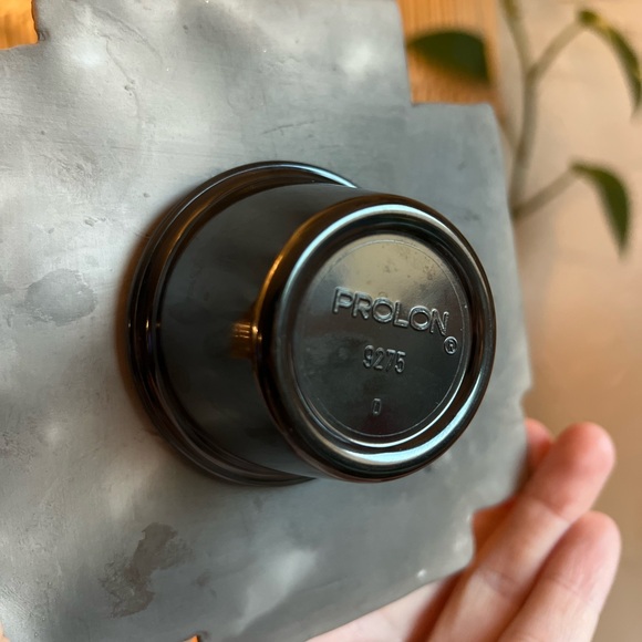 Vintage Japanese Prolon Ikebana Flower Frog • Ceramic Raku-Style Kenzan Holder - Picture 5 of 8